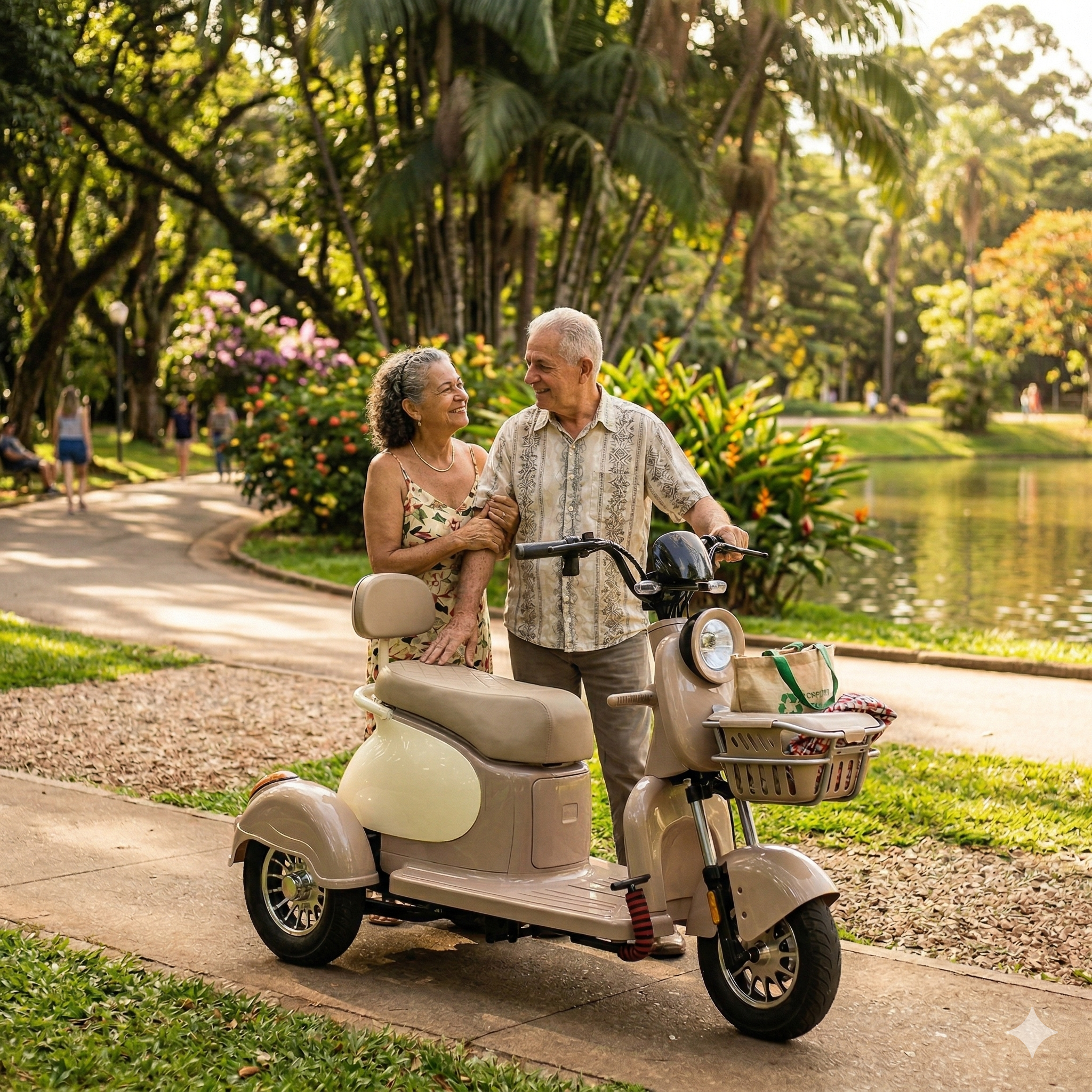 Triciclo Elétrico FENIX LIU 1000W - Imagem 7